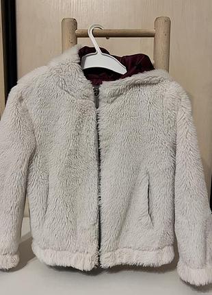 Куртка шубка для дівчинки inside типу zara, next, primark, hm на 2-4 роки
