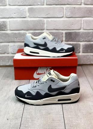 Кроссовки мужские patta x nike air max 1 найк