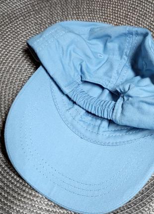 Блакитна кепка, бейсболка для дівчинки3 фото