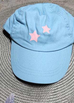 Голубая кепка, бейсболка для девочки