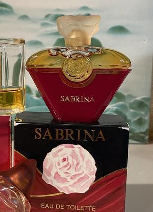 Винтаж 90-е редкость снятость edt sabrina parfums 5 ml miniature франция 🇫🇷