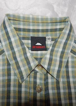 Мужская рубашка с коротким рукавом mc kinley р.46-48 026дрбу (только в указанном размере, только 1 шт)5 фото