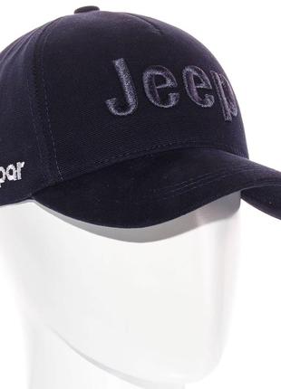 Бейсболка автомобильная кепка с регулировкой из плотного коттона jeep bth21642 l/57-58 темносерая