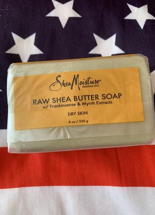 Органическое увлажняющее мыло raw shea butter soap 230g5 фото