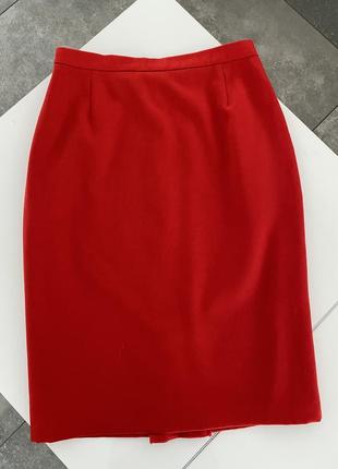 Вінтажна спідниця old money вовняна спідниця спідниця escada оригінал вовна