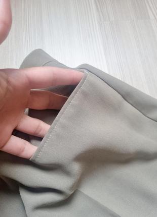Класичні літні легкі брюки gerry weber зі стрілами хакі батальні7 фото
