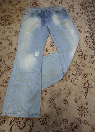 Брендовые голубые джинсы2 фото