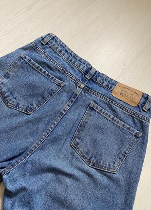 Джинсы с высокой посадкой талией мом бойфренд zara bershka6 фото