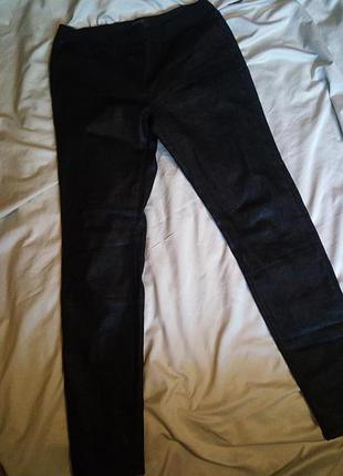 Лосины с напылением под кожу кожа