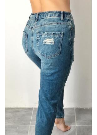 🔥 розпродаж 🔥missguided нові джинси висока посадка рвані2 фото