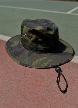 Летняя шляпа на шнурке inruder, темный камуфляж. артикул: 78-00032 фото