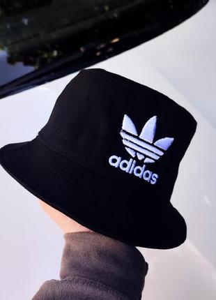 Панама унисекс чёрная адидас adidas