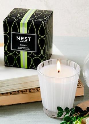 Ароматическая свеча nest bamboo mini votive candle1 фото