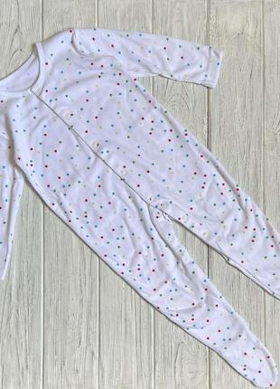 Хлопковый человечек слип george на 9-12 месяцев