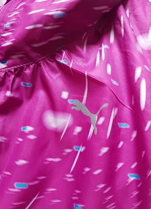 Стильная женская ветровка puma оригинал, спортивная ветровка, женский дождевик, куртка9 фото