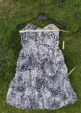 Сукня леопардова, тканина не тягнеться, розмір xs, s2 фото
