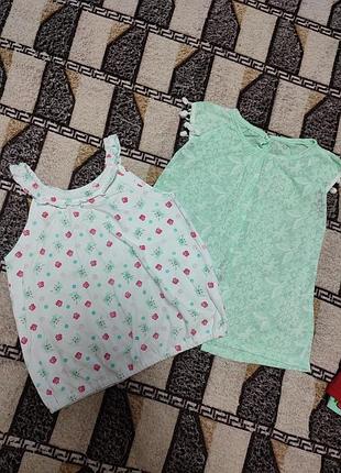 Лёгкие летние маечки ,р.98-104