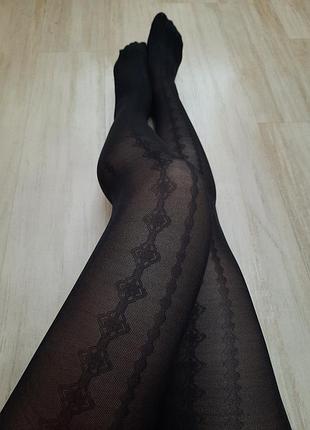 Винтажные ажурные колготки