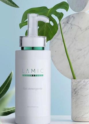 Очищаючий гель для вмивання gel detergente від lamic , 250 ml1 фото