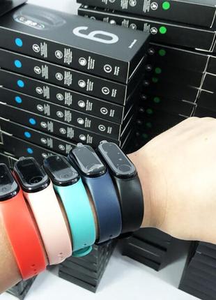 Фитнес браслет fitpro smart band m6 (смарт часы, пульсоксиметр, пульс).5 фото