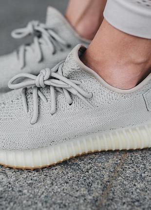 Жіночі кросівки adidas yeezy boost 350 v2 sesame#адідас7 фото