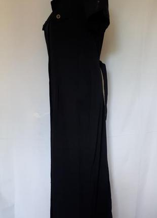 Чорне плаття-сафарі📌сорочка на гудзиках спереду migros(розмір 40-42)5 фото