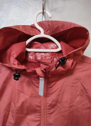 Ветровка дождевик куртка crane германия цвета пыльной розы4 фото