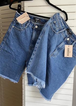 Шорты бермуды джинсовые asos misguided 36 р
