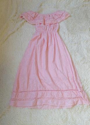 Хлопковое платье прошва