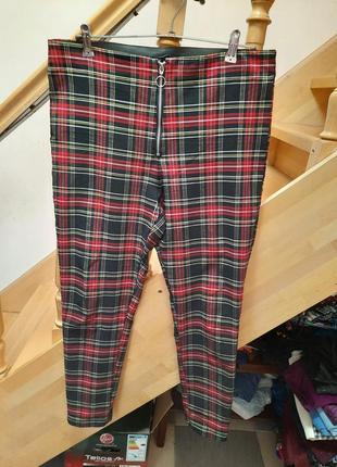 Штани стрейчеві завужені на резинці