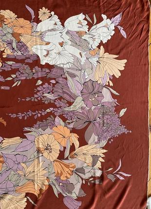 Акція неймовірно красивий шовковий платок хустка шелковый платок10 фото