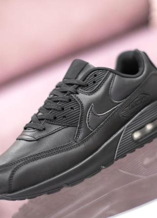 Мужские кожаные кроссовки nike air max 90#найк