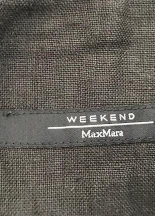 Льняной жакет / блейзер в стиле сафари от max mara (линейка weekend), размер 36, укр 44-467 фото