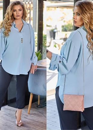 Сорочка з коротким рукавом-трансформером 42-56 р-р2 фото