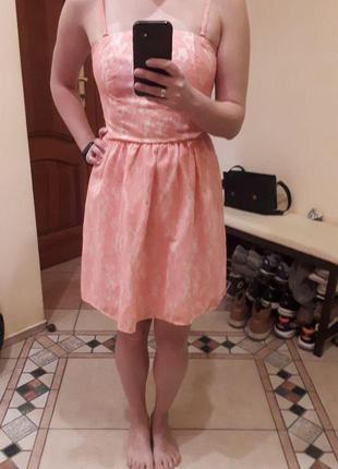 Нежное розовое платье reserved2 фото