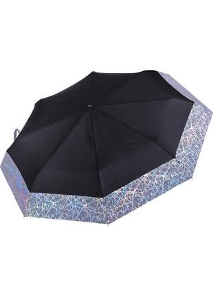 Чорний жіночий зонт galaxy pierre cardin ( повний автомат ) арт. 826531 фото