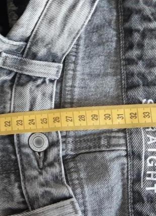 Джинсы брюки серые зауженые, катон 100% , 28-295 фото
