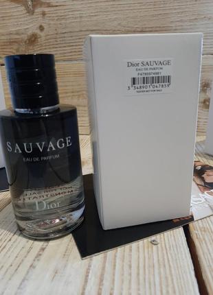 Парфюмированная вода тестер  dior savage