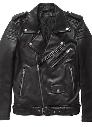Оригинальная дизайнерская куртка косуха blk dnm leather jacket 8