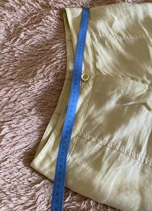 Лляні штани, спідниця , великий розмір франція4 фото