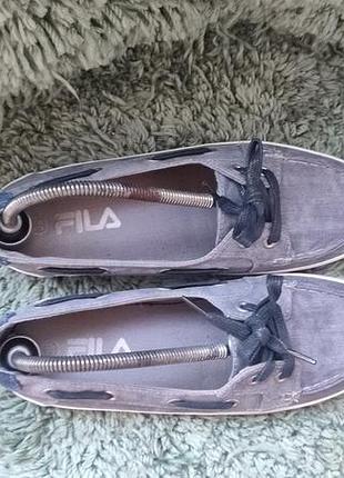 Топсайдеры мокасины fila, 39-40 р., 26 см