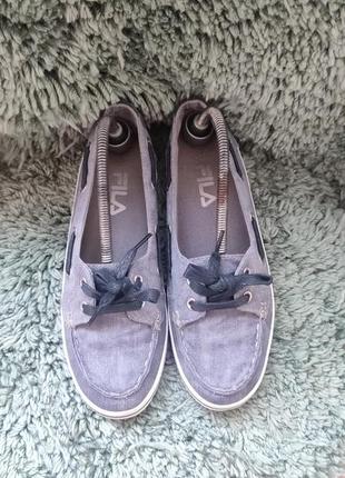 Топсайдеры мокасины fila, 39-40 р., 26 см