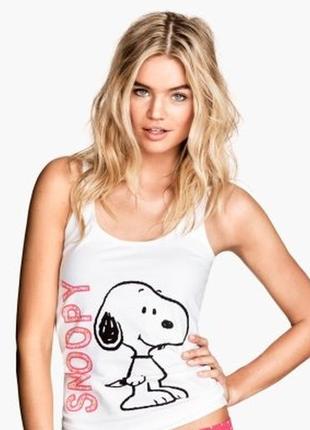 Майка h&m snoopy