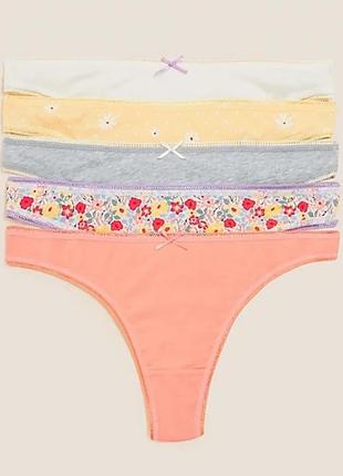 Трусики-стринги marks & spencer р. 6,8,12
