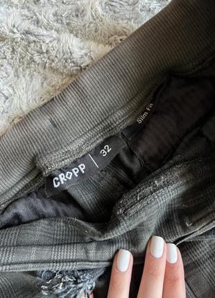 Штани в клітку cropp3 фото