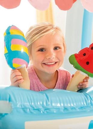 Дитячий надувний басейн ігровий магазинчик морозива6 фото