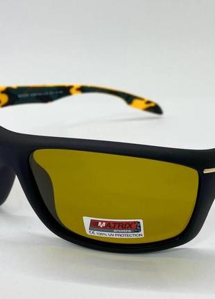 Очки для водителя в спортивной пластиковой оправе с поляризованными линзами, спортивные очки