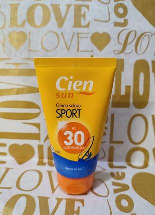 Сонцезахисний крем sien sun creme solaire sport spf 30,пр-під німеччина