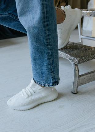 Кросівки yeezy boost 350 all white кросівки5 фото