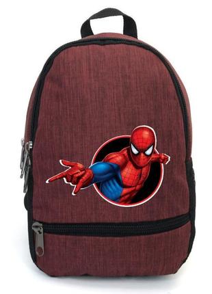 Рюкзак подростковый человек паук 007 cappuccino toys (spiderman - 007) красный